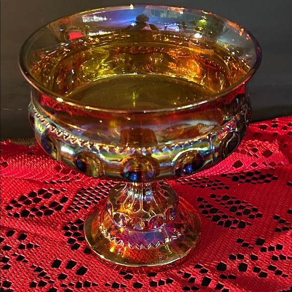 Other - Carnival Thumbprint Glass